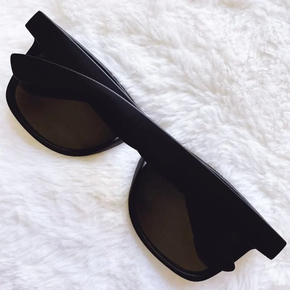 Luke Matte Black Polycarbonate Sunglasses